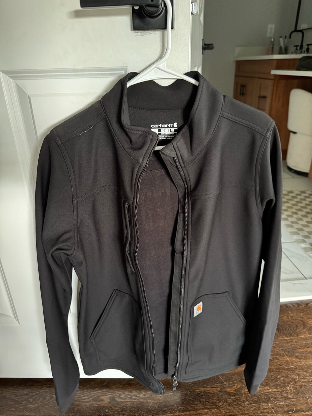 Carhartt Black Full-Zip Softshell Jacket
